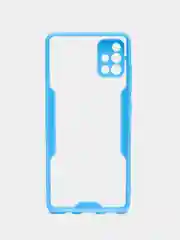 Голубой чехол Bubble Slim Case для Samsung a01core/A02/A10/A11/A21S/A22/A32/A50/A51/A52/A71/A72