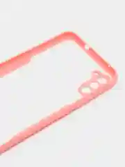 Розовый чехол Bubble Slim Case для Samsung a01core/A02/A10/A11/A21S/A22/A32/A50/A51/A52/A71/A72