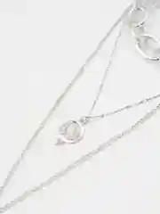 Серебряный цепочка на шею