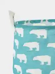 Синий корзина для игрушек и белья, складная, с ручками