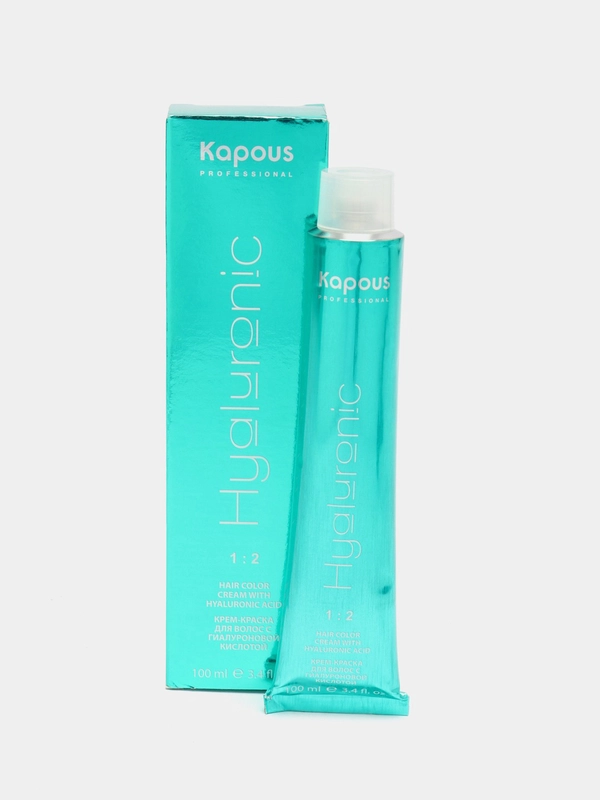 Kapous Professional крем-краска 901 осветляющий пепельный с гиалуроновой кислотой,100 мл