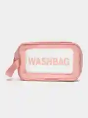 Розовый сумка-косметичка Washbag водонепроницаемая / сумка для душа и бассейна