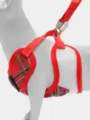 Красный шлейка с поводком для собак, праздничная