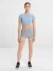 Серый шорты женские спортивные