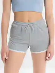 Серый шорты женские спортивные