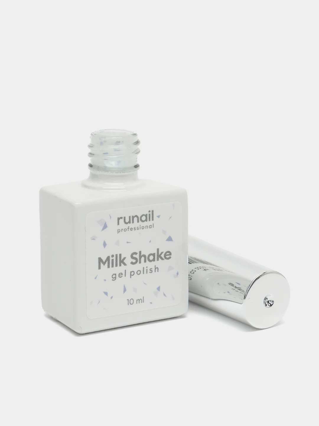 Лазурный гель-лак с поталью Milk Shake/гель лак для ногтей/гель лак для маникюра и педикюра, 10 мл