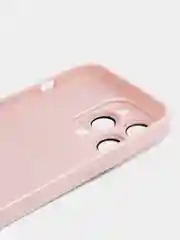 Кораллово-розовый чехол для iPhone, силиконовый, со стеклянной панелью