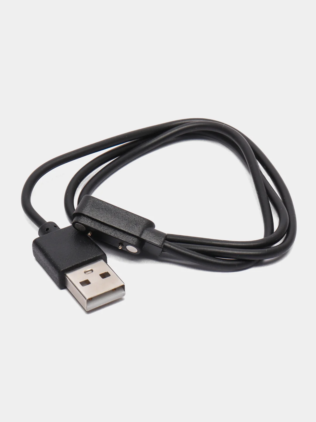 Черный кабель зарядки для смарт часов 2 pin 9.0 mm