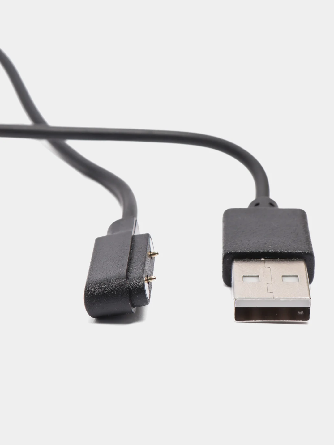 Черный кабель зарядки для смарт часов 2 pin 9.0 mm