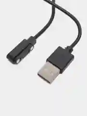 Черный кабель зарядки для смарт часов 2 pin 9.0 mm