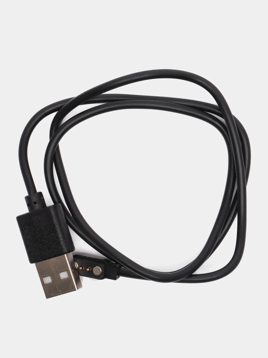Черный кабель зарядки для смарт часов 2 pin 2.5 mm