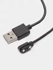 Черный кабель зарядки для смарт часов 2 pin 2.5 mm