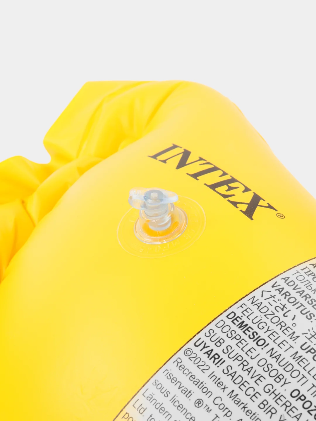 Желтый надувной пляжный матрас Intex 59703NP
