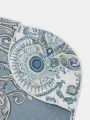 Тёмно-бирюзовый покрывало 2х стороннее на кровать (диван), размер - 150/220, состав ткани - хлопок
