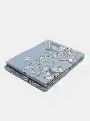 Тёмно-бирюзовый покрывало 2х стороннее на кровать (диван), размер - 150/220, состав ткани - хлопок