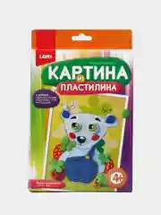 Набор для детского творчества. Картина из пластилина "Мишка сладкоежка". Lori