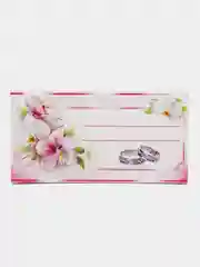 Розовый рассадка гостей