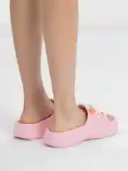 Розовый шлёпанцы женские