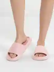 Розовый шлепанцы женские