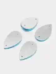 Голубой стразы стеклянные пришивные Pellosa Капля, Корея