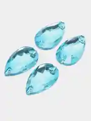 Голубой стразы стеклянные пришивные Pellosa Капля, Корея