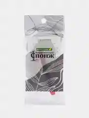 Красный спонж для умывания прессованный  Beauty Shine 1 шт