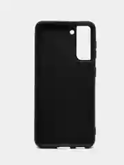 Хром чехол Samsung Galaxy S21, Самсунг Галакси С21 черный силиконовый