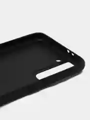 Хром чехол Samsung Galaxy S21, Самсунг Галакси С21 черный силиконовый