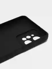 Угольный чехол Realme C31 (Реалми С31), черный, силиконовый