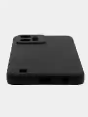 Угольный чехол Realme C31 (Реалми С31), черный, силиконовый