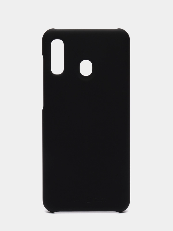 Чехол твердый пластик для Samsung Galaxy A30 Premium Hard Case накладка бампер черный WITS