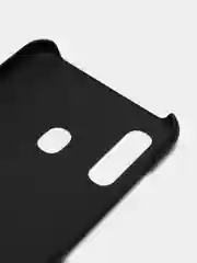 Черный чехол твердый пластик для Samsung Galaxy A30 Premium Hard Case накладка бампер черный WITS