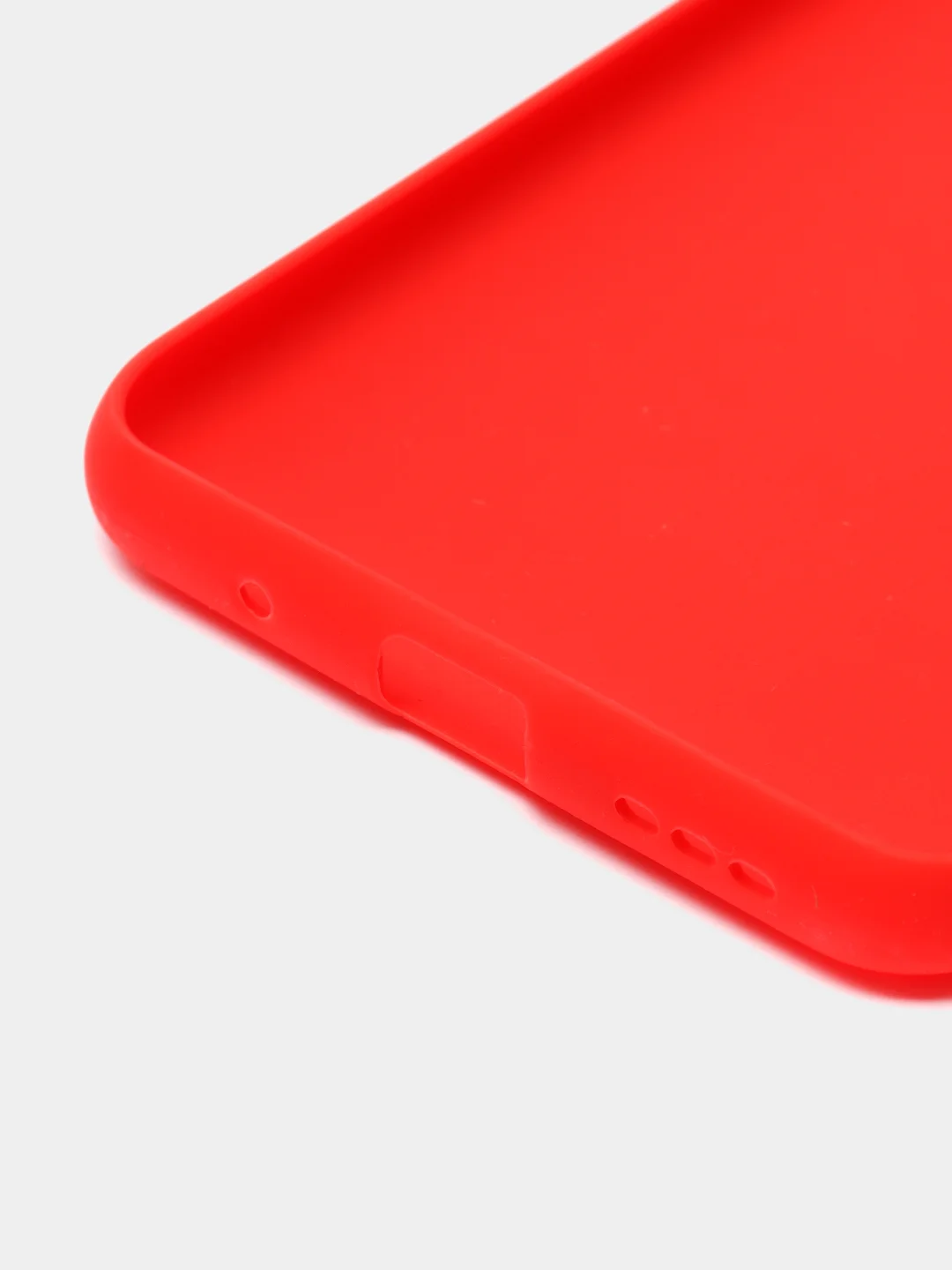 Красный чехол силиконовый для Xiaomi Poco M3 Pro, накладка-бампер, LuxCase
