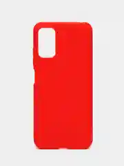 Красный чехол силиконовый для Xiaomi Poco M3 Pro, накладка-бампер, LuxCase
