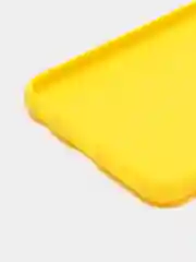 Желтый чехол силиконовый для Xiaomi Redmi 9, накладка, бампер черный LuxCase