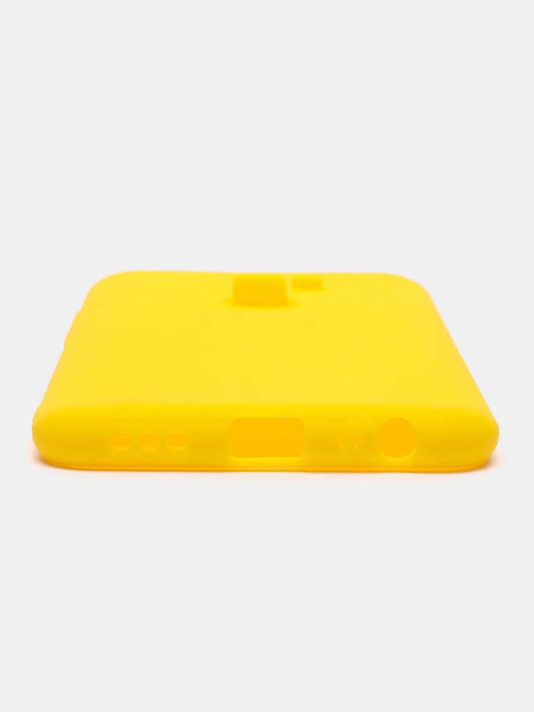 Желтый чехол силиконовый для Xiaomi Redmi 9, накладка, бампер черный LuxCase