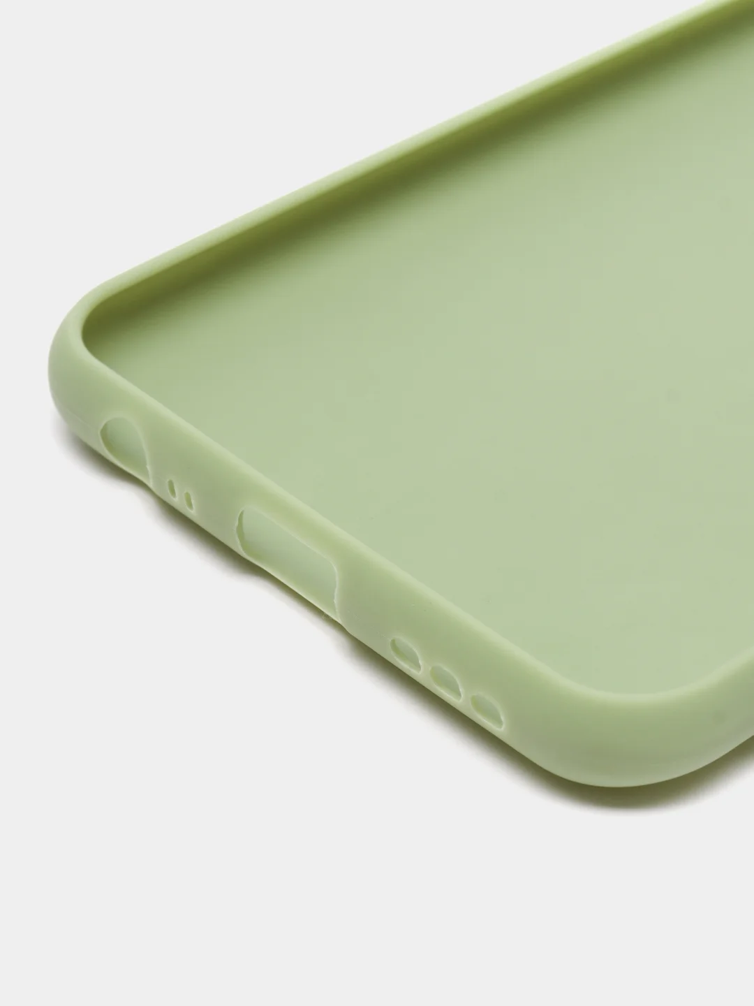 Зеленый чехол силиконовый для Xiaomi Redmi 9, накладка, бампер черный LuxCase