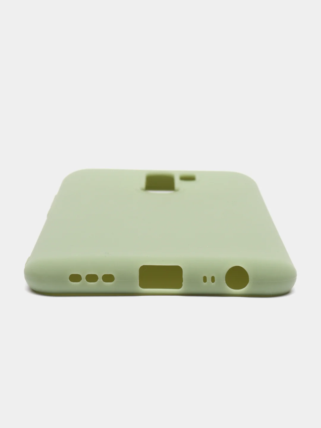 Зеленый чехол силиконовый для Xiaomi Redmi 9, накладка, бампер черный LuxCase