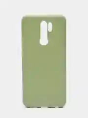 Зеленый чехол силиконовый для Xiaomi Redmi 9, накладка, бампер черный LuxCase