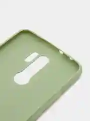 Зеленый чехол силиконовый для Xiaomi Redmi 9, накладка, бампер черный LuxCase