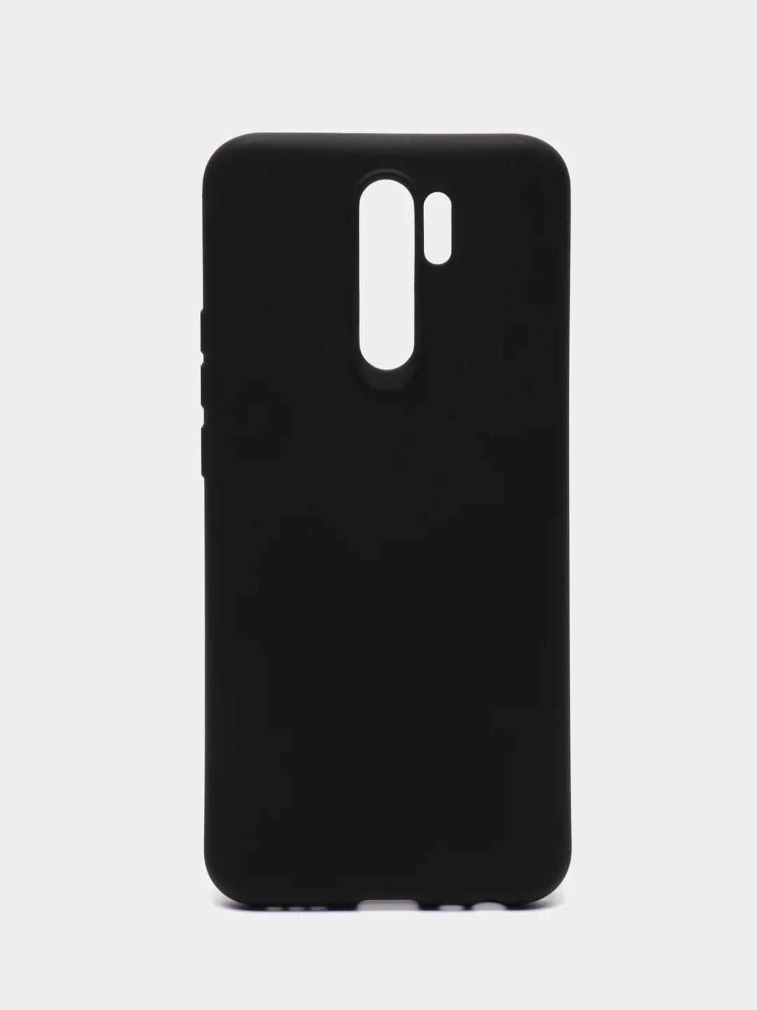 Черный чехол силиконовый для Xiaomi Redmi 9, накладка, бампер черный LuxCase
