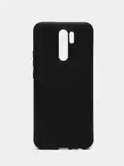 Черный чехол силиконовый для Xiaomi Redmi 9, накладка, бампер черный LuxCase