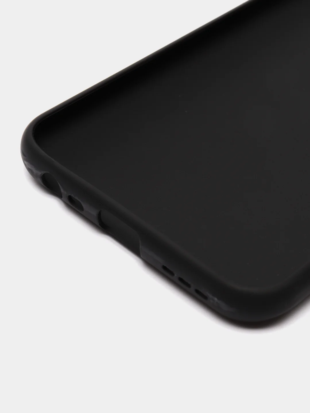 Черный чехол силиконовый для Xiaomi Redmi 9, накладка, бампер черный LuxCase