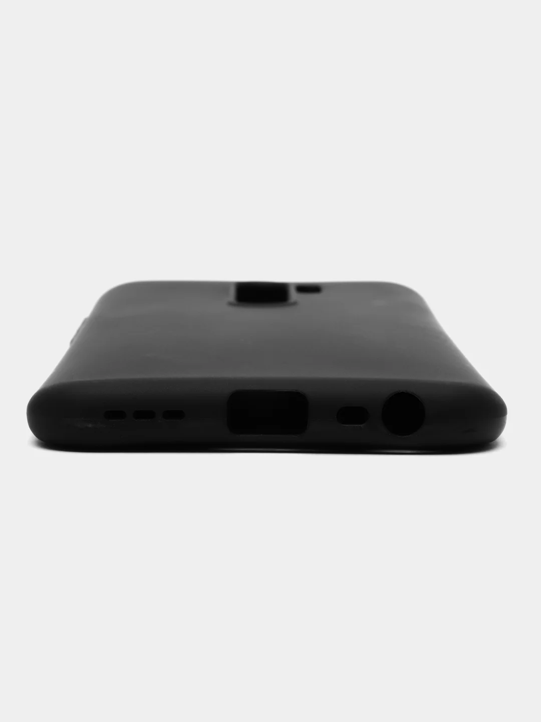 Черный чехол силиконовый для Xiaomi Redmi 9, накладка, бампер черный LuxCase