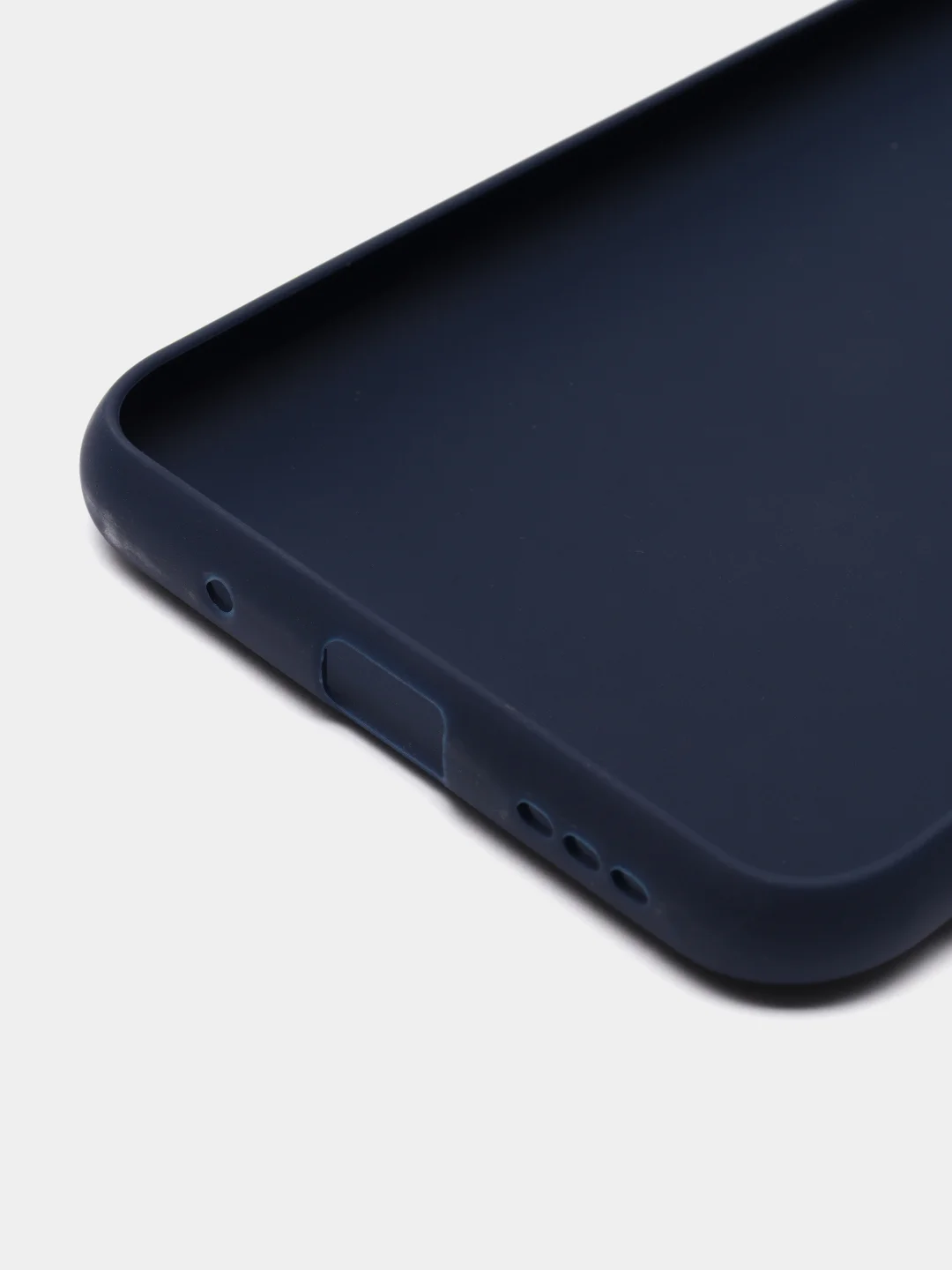 Синий чехол силиконовый для Xiaomi Poco M3 Pro, накладка-бампер, LuxCase