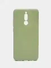 Зеленый чехол силиконовый для Xiaomi Redmi 8 накладка бампер LuxCase