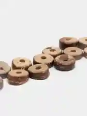 Бусины кокосовые, круглые, диаметром 10 мм, 20 штук