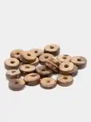 Бусины кокосовые, круглые, диаметром 10 мм, 20 штук