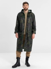 Дождевик-плащ INBLOOM "Камуфляж", XXXL, прорезиненный, полиэстер, 180 мкм