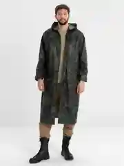 Дождевик-плащ INBLOOM "Камуфляж", XXXL, прорезиненный, полиэстер, 180 мкм